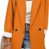 Wholesale BOFETA Bofeta Women'S Solid Color Blazer Cardigan Casual Long Sleeve Plus Size Blazer With Pockets