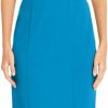 Clearance Maggy London Maggy London Women'S Ruffle Neck And Armhole Sheath Dress