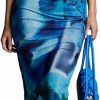 Online Milumia Milumia Women'S 2 Piece Outfits Tie Dye Twist Split Hem Tube Top And Long Skirt Set