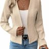 Hot Mina self 2024 Summer Cropped Collarless Blazer Lightweight Fully Lined Open Front Elegant Petite Work Office Jackets