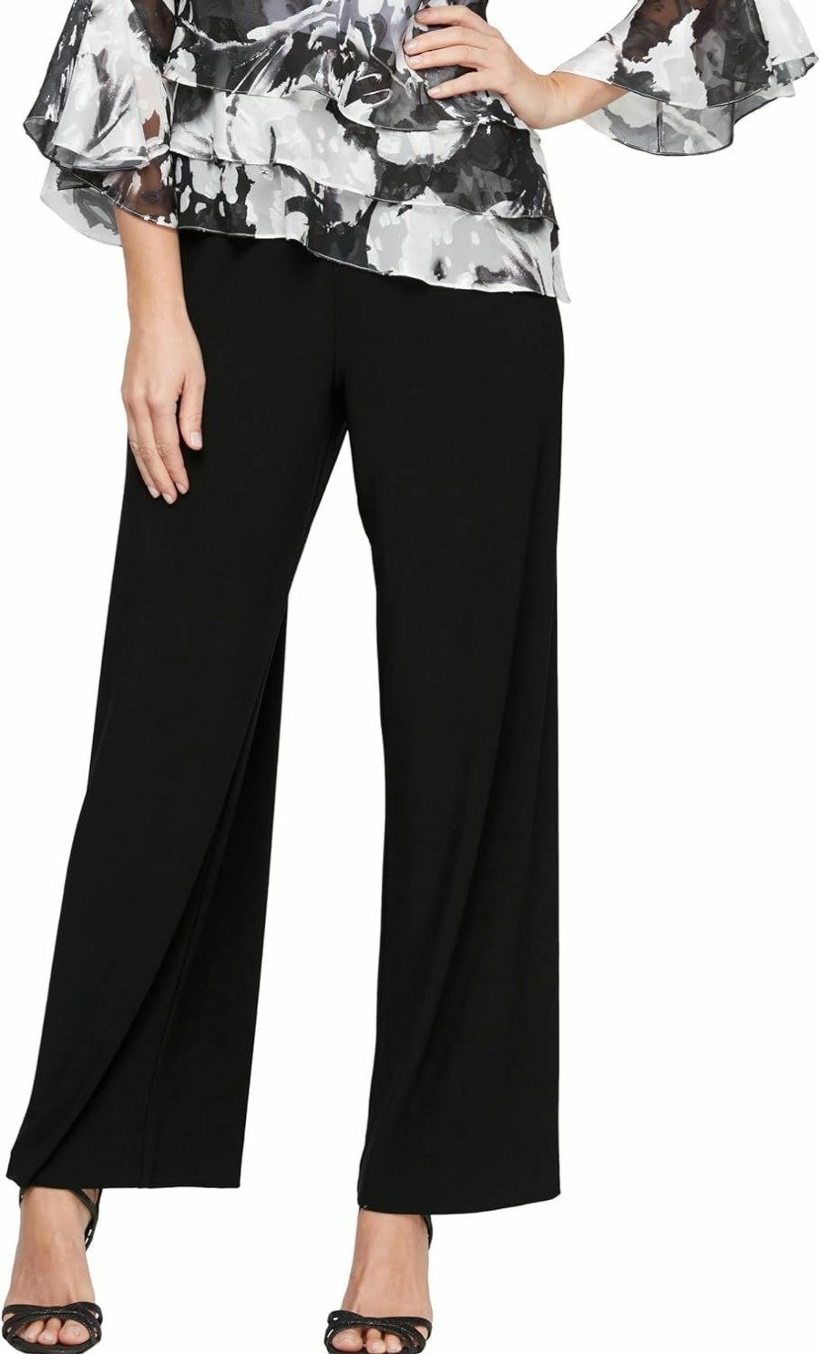 Wholesale Alex Evenings Alex Evenings Women'S Full Length Straight Leg Dress Pant (Regular And Petite)