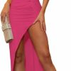 Hot XinFSh Xinfsh Women'S Summer Beach 2 Piece Skirt Sexy Asymmetrical High Slit Night Out Dress Sets