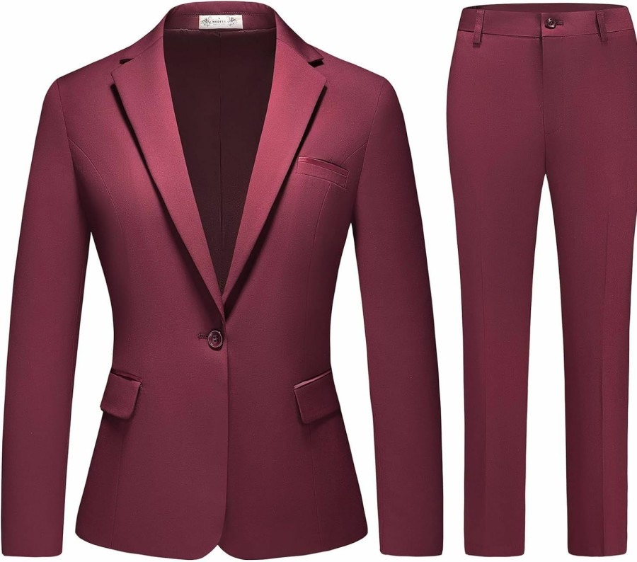 Wholesale MODFUL Modful Women Suits Work Professional Office 2 Piece Pant Suits For Women Business Outfits