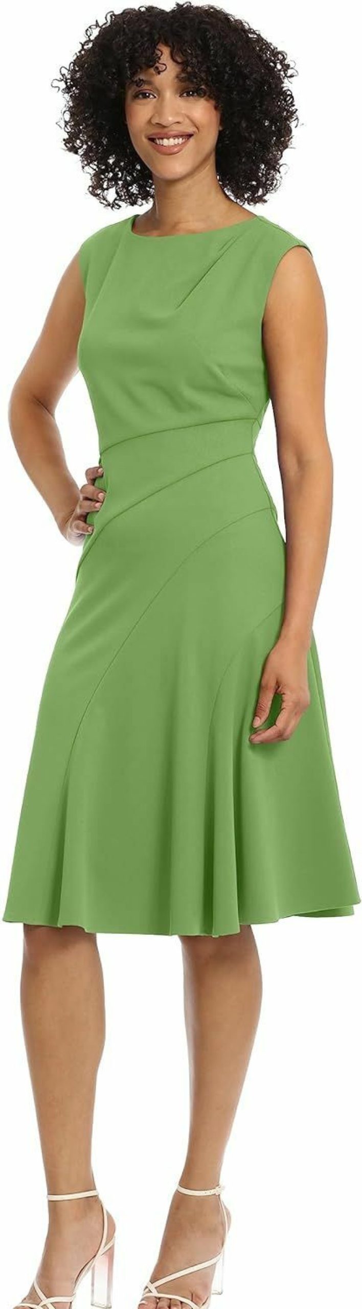 Wholesale Maggy London Maggy London Women'S Sleeveless Fit And Flare With Pleat Tuck And Seaming Details Work Career Event Guest Of