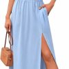 Wholesale Miladusa Miladusa Womens Summer 2 Piece Skirt Sets Outfits One Shoulder Crop Tops And High Waisted Long Dress Set