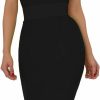 Wholesale LILYIN Women'S Off Shoulder Business Work Pencil Dress Banded Waist Ruched Wedding Guest Cocktail Night Party Bodycon