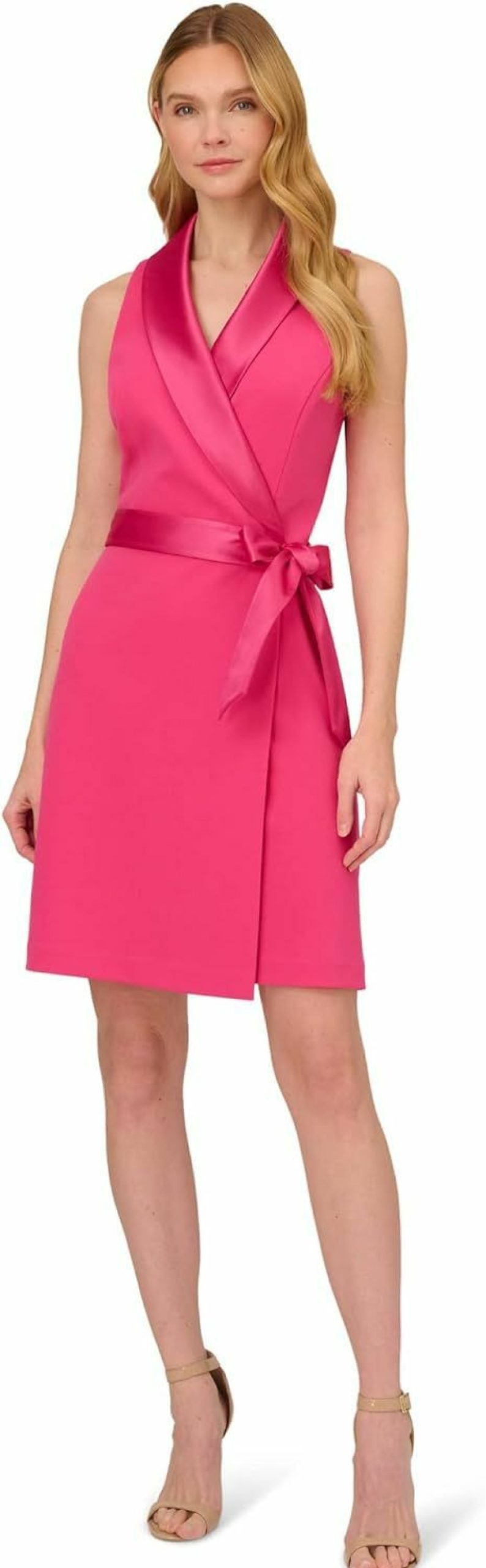 Clearance Adrianna Papell Adrianna Papell Women'S Crepe Tuxedo Dress