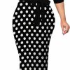 Clearance AirZeal Airzeal Women'S Bodycon Work Pencil Dress Colorblock Back Zipper Office Business Dresses