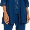 Online R&M Richards R&M Richards Women S Two-Piece Lace Detail Pant Suit Set