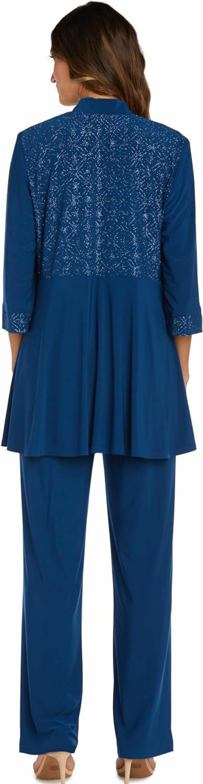 Online R&M Richards R&M Richards Women S Two-Piece Lace Detail Pant Suit Set