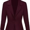 Online Hybrid & Company Hybrid & Company Women'S Casual Work Office Blazer Lightweight Stretch Ponte Jacket Made In Usa