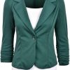 Wholesale Auline Collection Auline Collection Women'S Casual Work Solid Color Knit Blazer