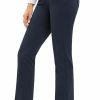 Best Stelle Stelle Women'S 30" Straight Leg Dress Pants High Waisted Slacks Dress Pants For Office Work With 4 Pockets