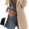 Clearance DIACACY Diacacy Women'S Open Front Long Sleeve Blazer Jacket Solid Color Plus Size Coat Blazer