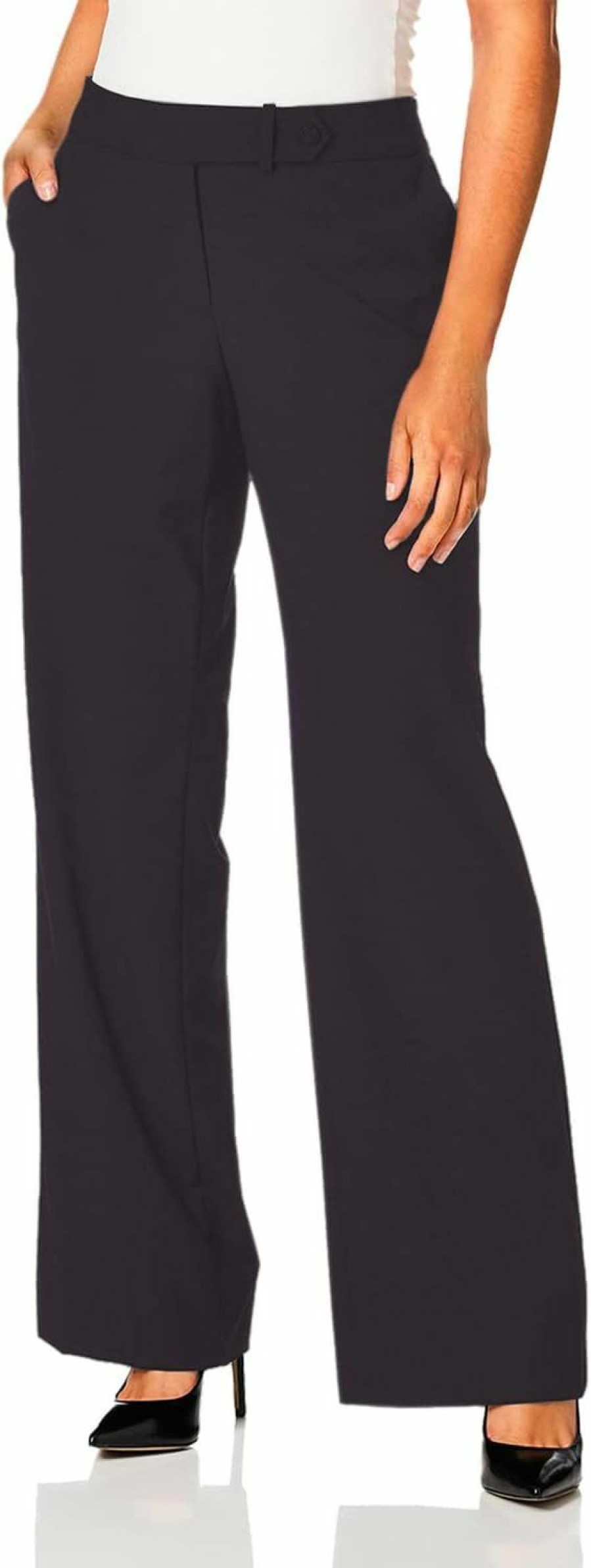 New Calvin Klein Calvin Klein Straight-Leg Classic Business Casual Pants For Women