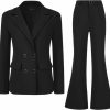 Best Allegra K Allegra K Business Work Suit Set For Women'S 2 Piece Notched Lapel Blazer And Long Pants