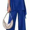 Wholesale Zongqiven Zongqiven Women'S Casual Pant Suit Summer 2 Piece Set Sleeveless Tunic & Elastic Waist Pants