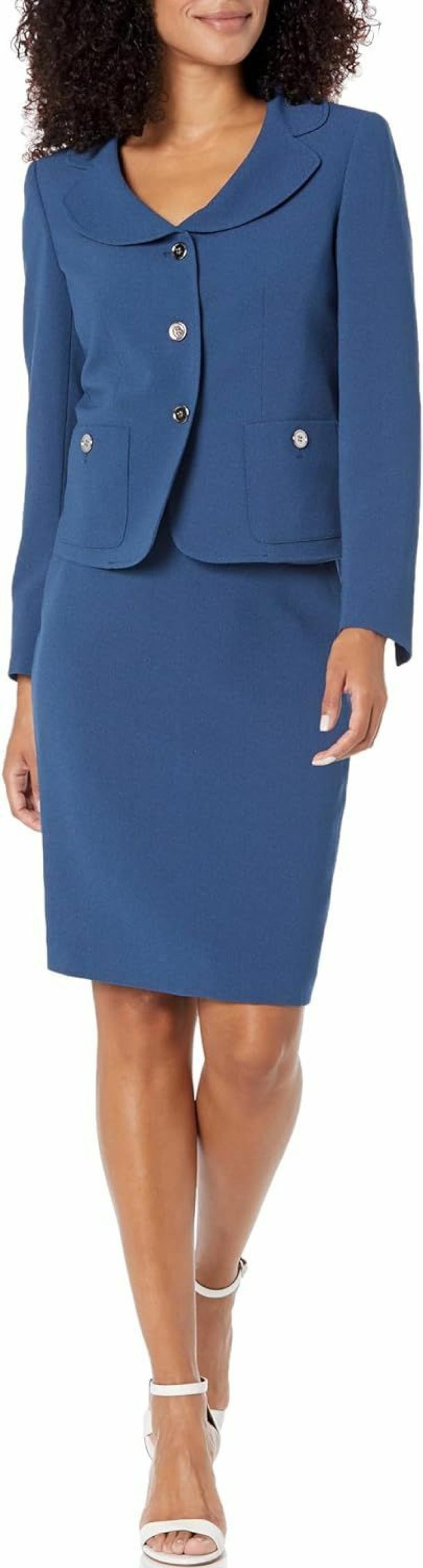 Best Nipon Boutique Women'S 3Btn Jkt With Pencil Skirt