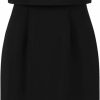 Best Hobemty Women'S Boat Neck Layered Dresses 2024 Sleeveless Work Sheath Dress