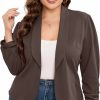 Best Amazon Kojooin Latest Styles Womens Plus Size Casual Blazer Long Sleeve Open Front Work Office Cardigan Suit Jacket