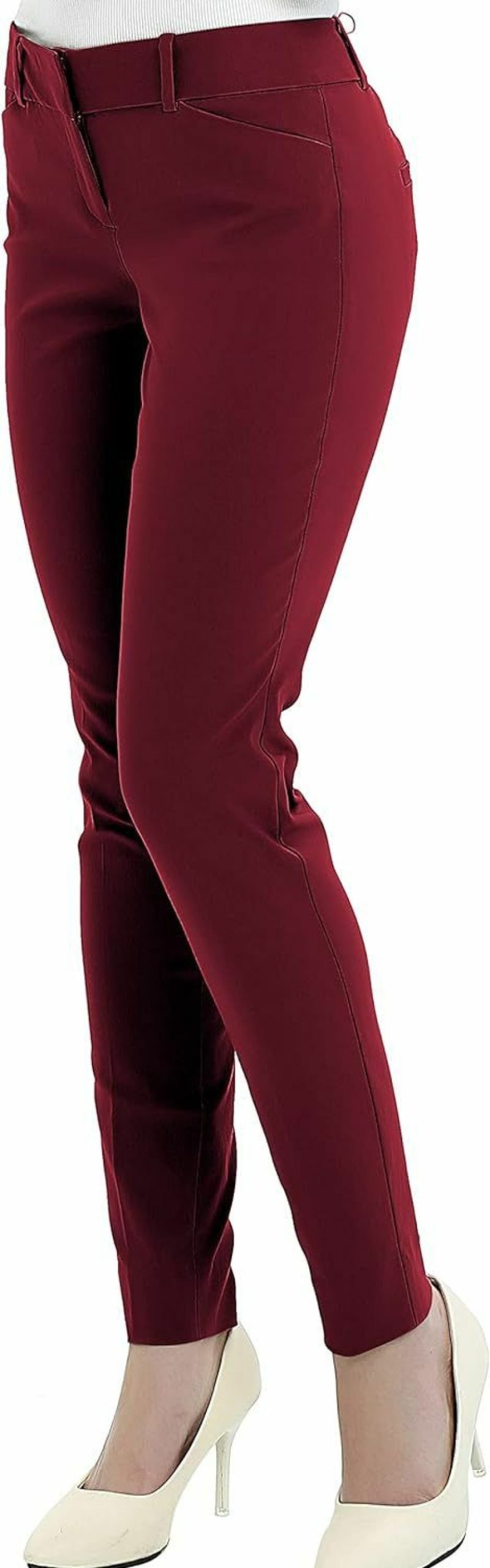 Best SATINATO Satinato Women'S Casual Work Pants Skinny Slacks Leggings Comfort Mid Rise