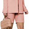 Online Lexiart Lexiart Womens 2 Piece Outfits Longe Sleeve Blazer Short Pants Set Work Business Suits