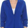 Best MINEFREE Minefree Women'S 3/4 Sleeve Lightweight Casual Work Knit Blazer Jacket (S-3Xl)