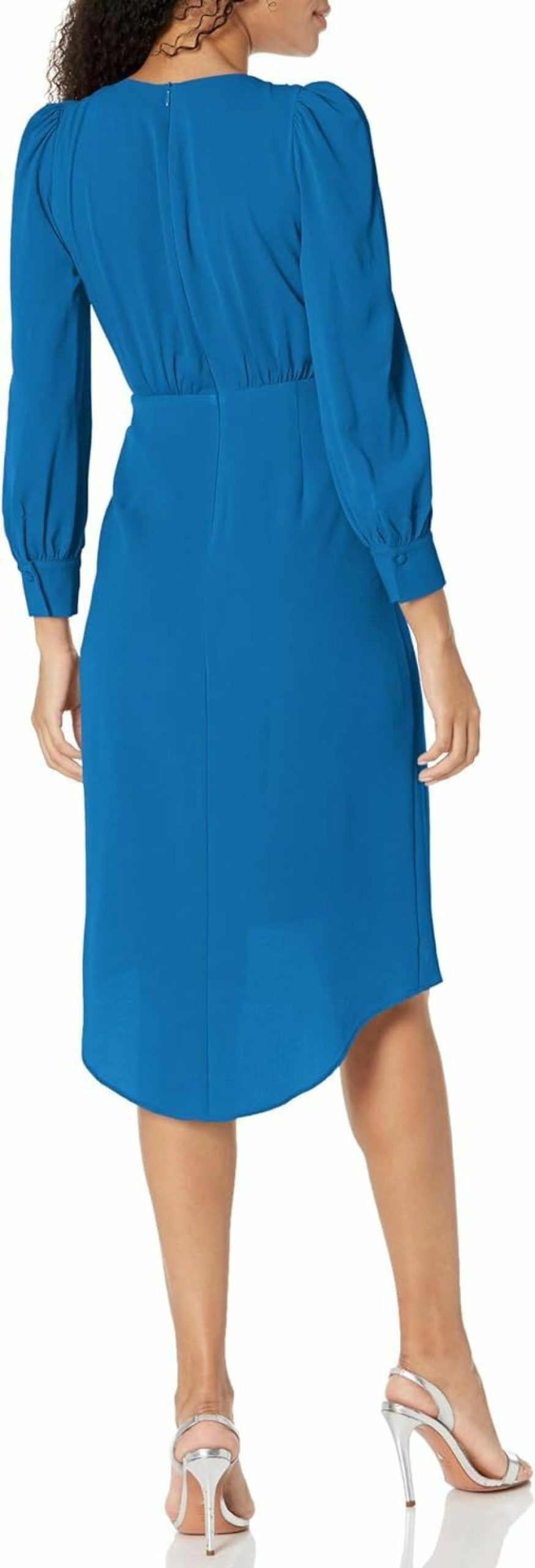 Best Maggy London Maggy London Women'S Long Sleeve Bubble Crepe Dress Workwear Event Guest Of Wedding