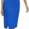 Wholesale Calvin Klein Calvin Klein Womens Scuba Crepe Short Sheath Dress With Waistline Pleating Detail