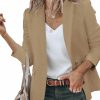 Online Newffr Newffr 2023 Womens Blazers Casual Long Sleeve Open Front Lapel Collar Work Office Jacket Summer Outwear