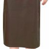 New BABY O Baby'O Women'S Basic Modest 26" Below The Knee Length Stretch Knit Straight Skirt