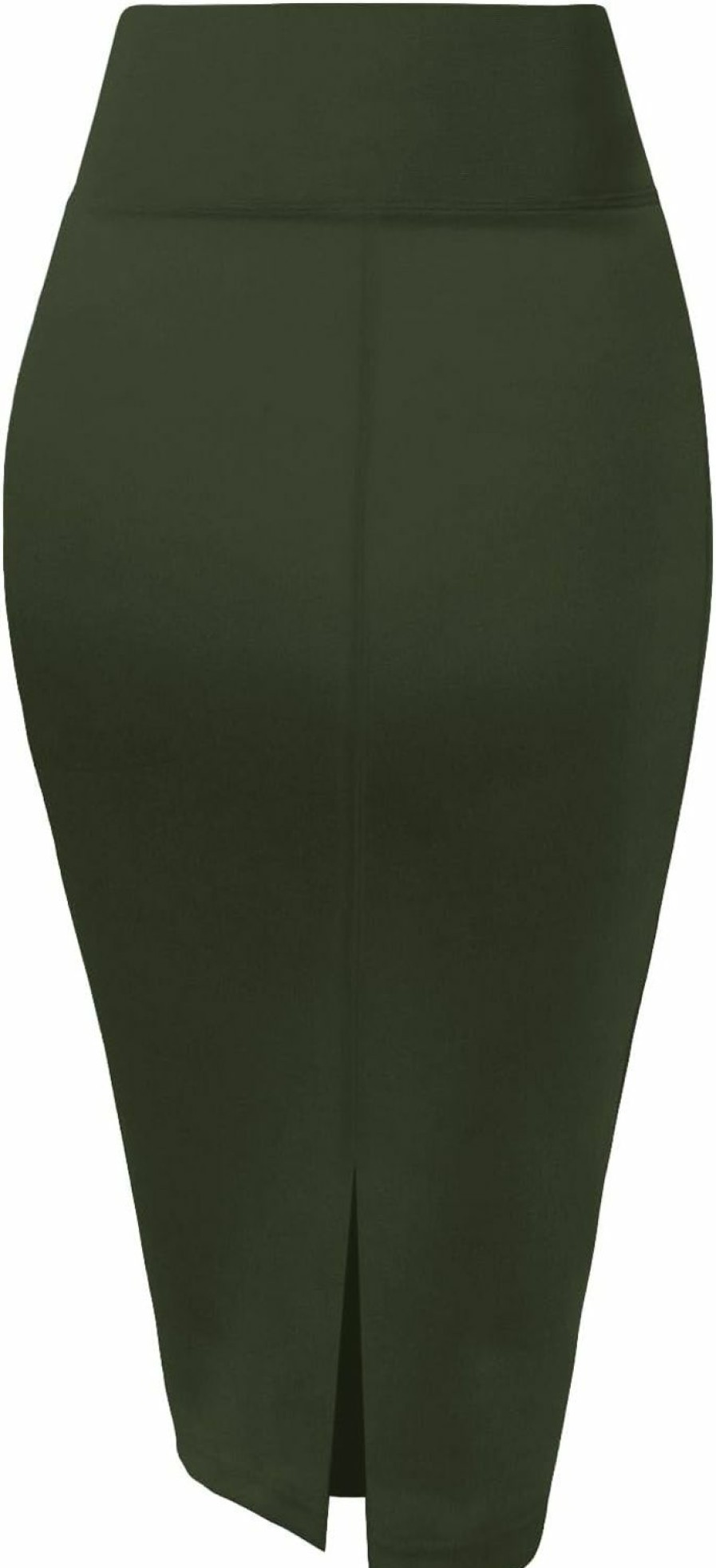 Hot Hybrid & Company Hybrid & Company Womens Pencil Skirt Premium Nylon Ponte Stretch Office Made In The Usa Below Knee