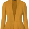 Hot Hybrid & Company Hybrid & Company Women'S Casual Work Office Elegant Open Front Premium Nylon Ponte Stretch Blazer Jacket