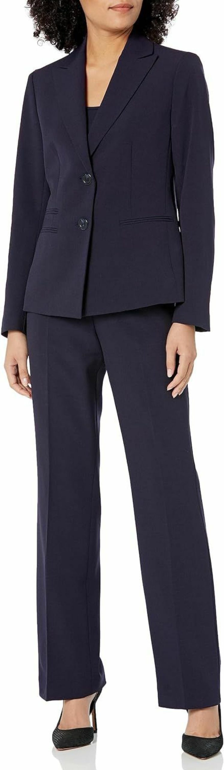 Best Le Suit Women'S 2 Btn Peak Lapel Jacket/Pant