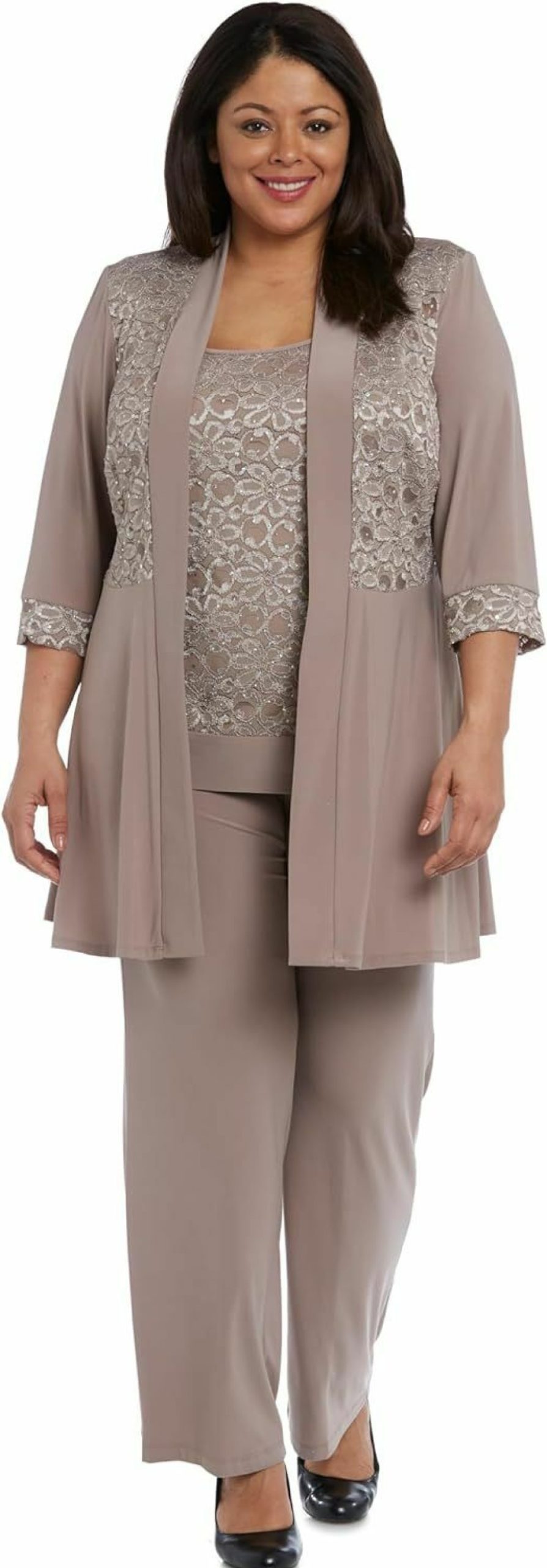 Hot R&M Richards R&M Richards Women'S Plus Size Lace Pant Set