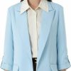 Best Beninos Beninos Womens Casual Long Blazers 3/4 Sleeve Open Front Blazer Jackets