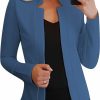 Wholesale YMING Yming Womens Business Open Front Blazer Long Sleeve Work Office Jackets Solid Color Short Cardigans Plus Size