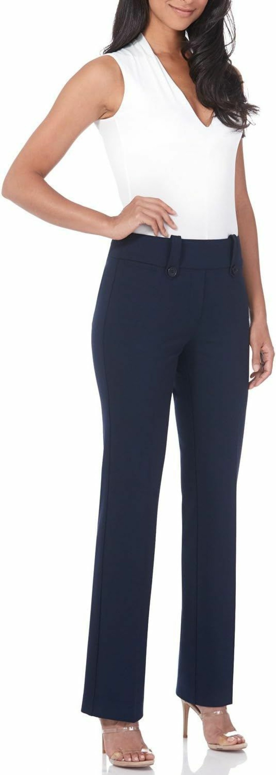 New Rekucci Rekucci Women'S Smart Desk To Dinner Stretch Bootcut Pant W/Tummy Control