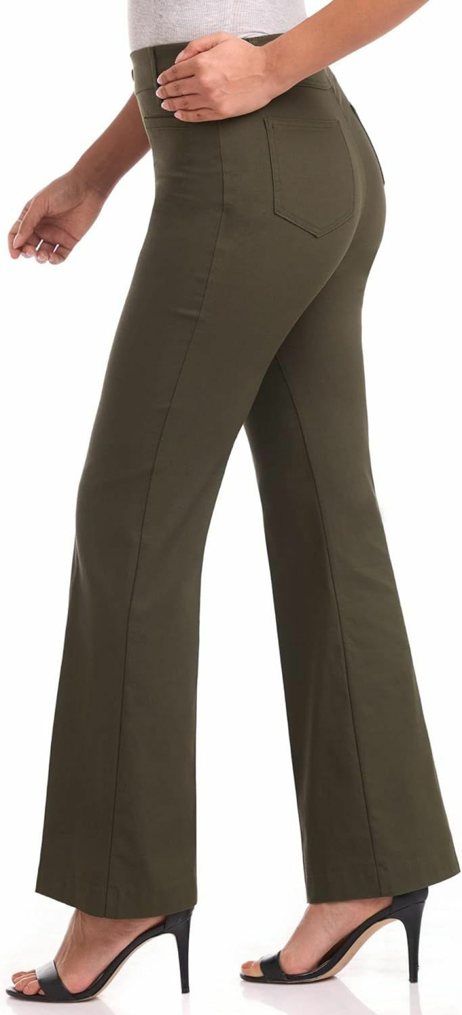 Best Rekucci Rekucci Women'S Ultra Stretch Pull-On Flared Leg Pant