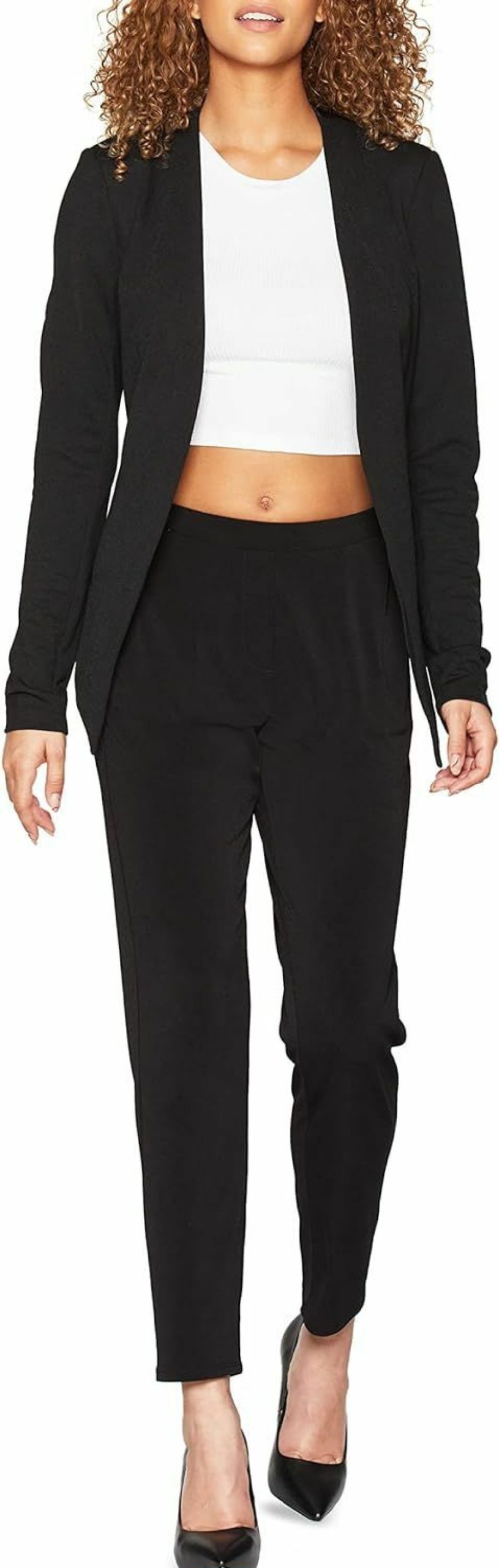 Clearance BCBGeneration Bcbgeneration Women'S Relaxed Asymmetrical Open Front Tuxedo Blazer