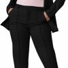 New ECHOINE Women'S 2 Piece Outfit Deep V Long Sleeve Solid Color Blazer With Pants Elegant Business Suit Sets