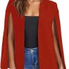 Best Flybony Flybony Cape Sleeve Blazer Jackets For Women Elegant Casual Cape Coat