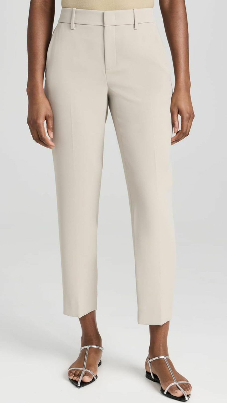 Hot Vince Vince Women'S Crepe Tailored Straight Leg Pants