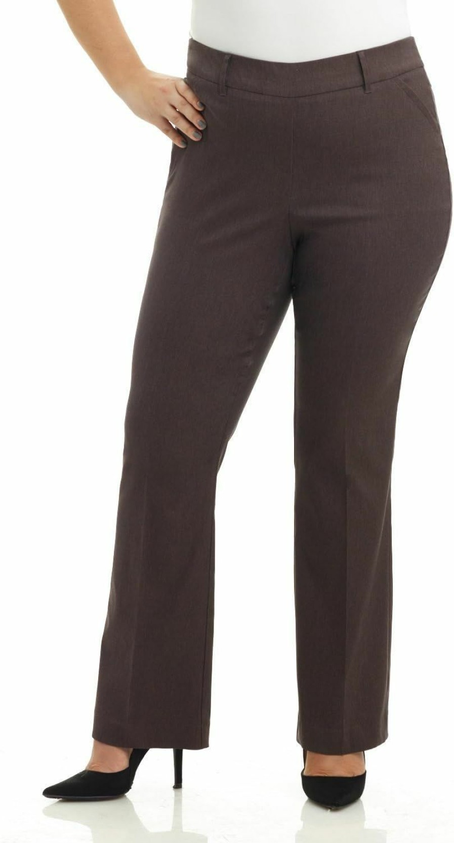 Online Rekucci Rekucci Curvy Woman Ease Into Comfort Barely Bootcut Plus Size Pant