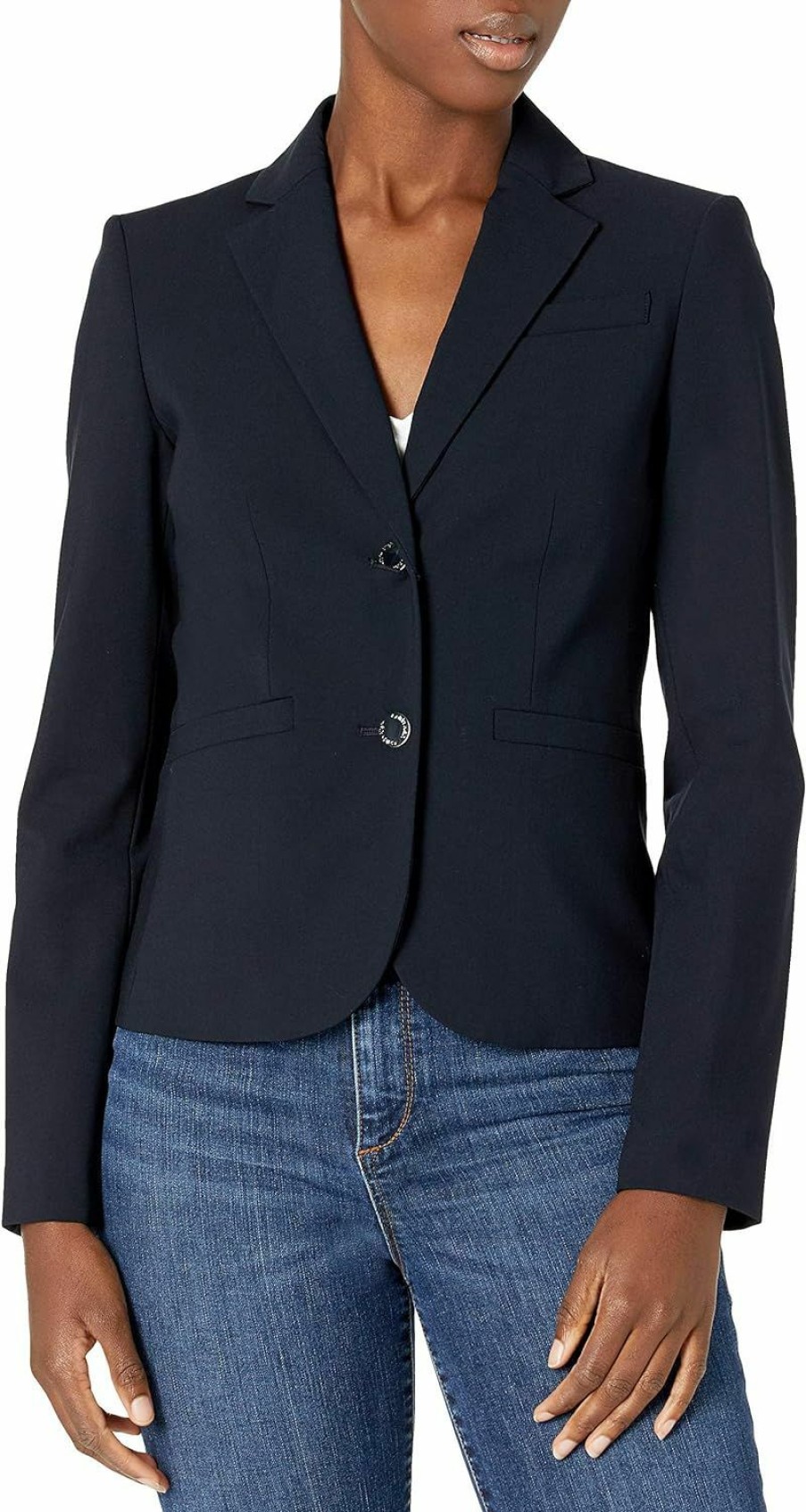 New Calvin Klein Calvin Klein Women'S Two Button Lux Blazer (Petite, Standard, & Plus)