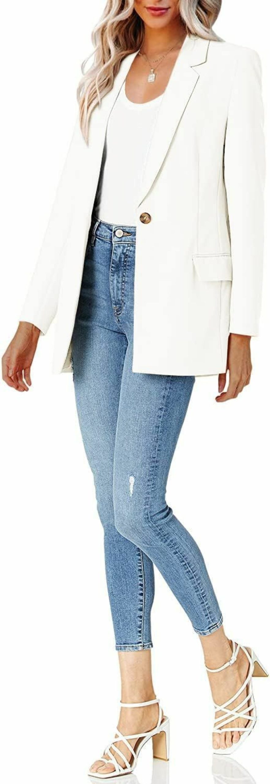 Online Ebifin Womens Oversized Casual Blazers Open Front Long Sleeve Work Office Jackets Blazer