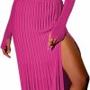 Wholesale Duigluw Duigluw Women 2 Piece Outfits Winter Long Sleeve Crop Top Bodycon Pleated Skirt Knit Sweater Dress Set