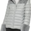 Clearance DKNY Dkny Women'S Faux Fur Cuffed Sleeve Puffer Jacket