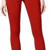 Clearance Hybrid & Company Hybrid & Company Womens Hyper Ultra Stretch Comfy Skinny Leg 3 Button Wide Waist Work Casual Pants