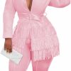 Wholesale Hotheart Womens Sexy 2 Pieces Graffiti Print Blazer Suit Pants Set Nightclub Tracksuit Outfit Set